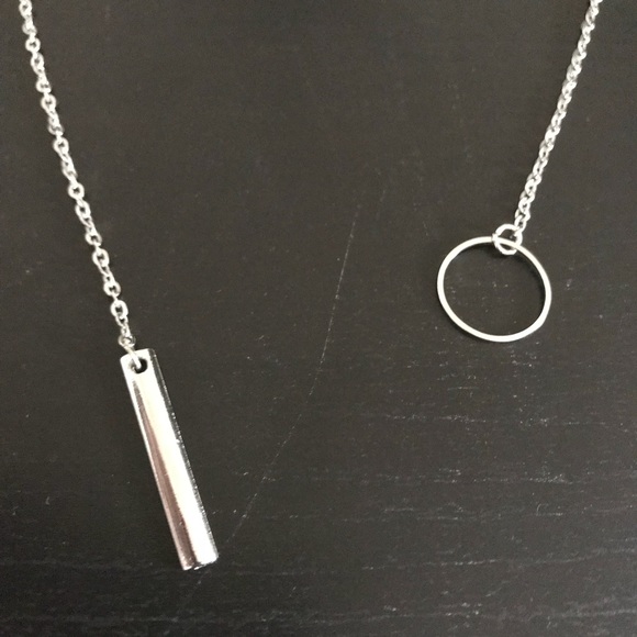 🎉HP🎉 Handmade Bar Lariat Necklace - Picture 4 of 5